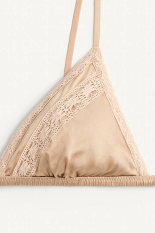 Бюстье из шёлка с кружевом limited edition- Заказать в России