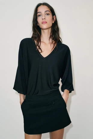 Юбка-шорты с карманами- Заказать в России