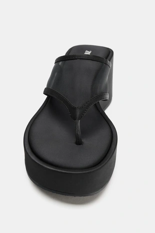 Танкетка с сетчатым ремешком- Заказать в России