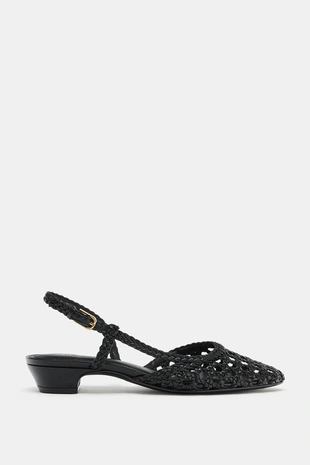 Плетеные туфли-мюли- Заказать в России