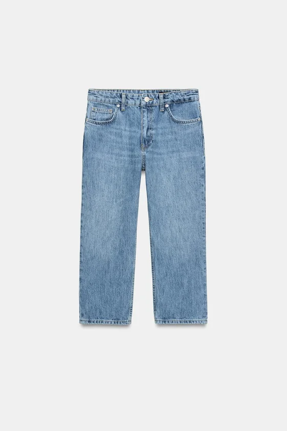 ДЖИНСЫ КАПРИ СО СРЕДНЕЙ ПОСАДКОЙ — коллекция Zara «ZW»