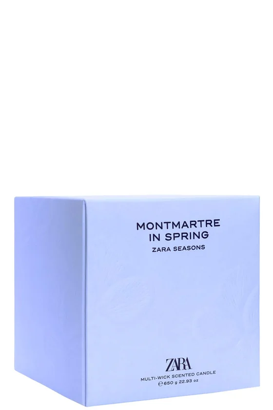 Ароматическая свеча MONTMARTRE IN SPRING, 650 г (22,93 унции).