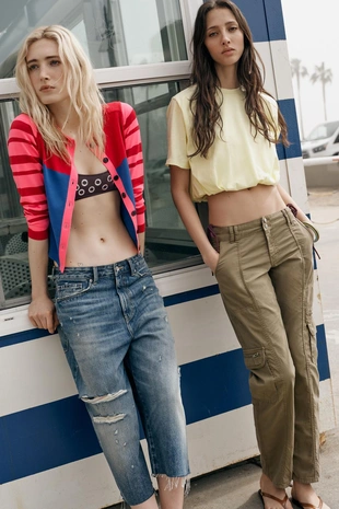 Кардиган колор-блок- Заказать в России