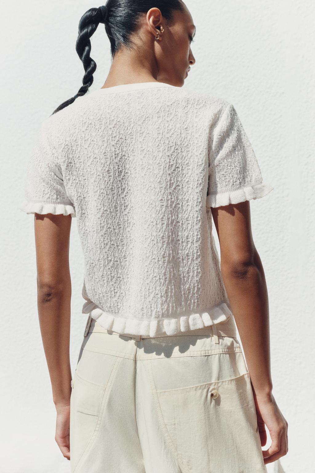 КАРДИГАН С ВОЛАНАМИ