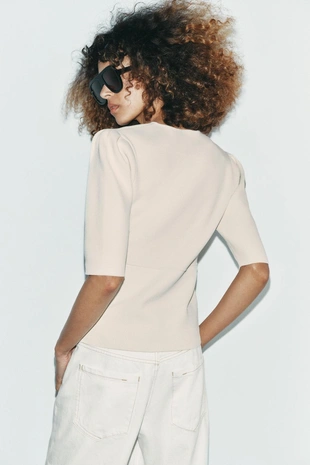 Кардиган с короткими рукавами- Заказать в России