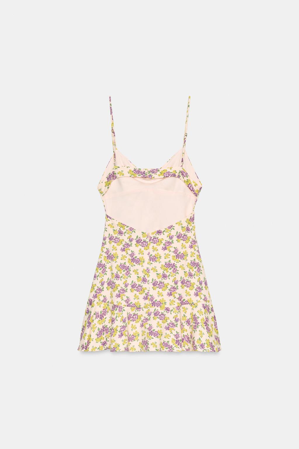 ПЛАТЬЕ С ЦВЕТОЧНЫМИ БРЕТЕЛЯМИ