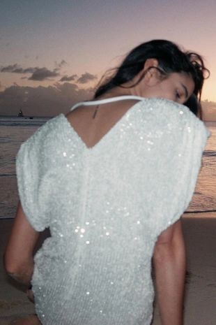 Купить Zara Мини-платье с пайетками