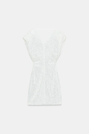 Мини-платье с пайетками- Заказать в России