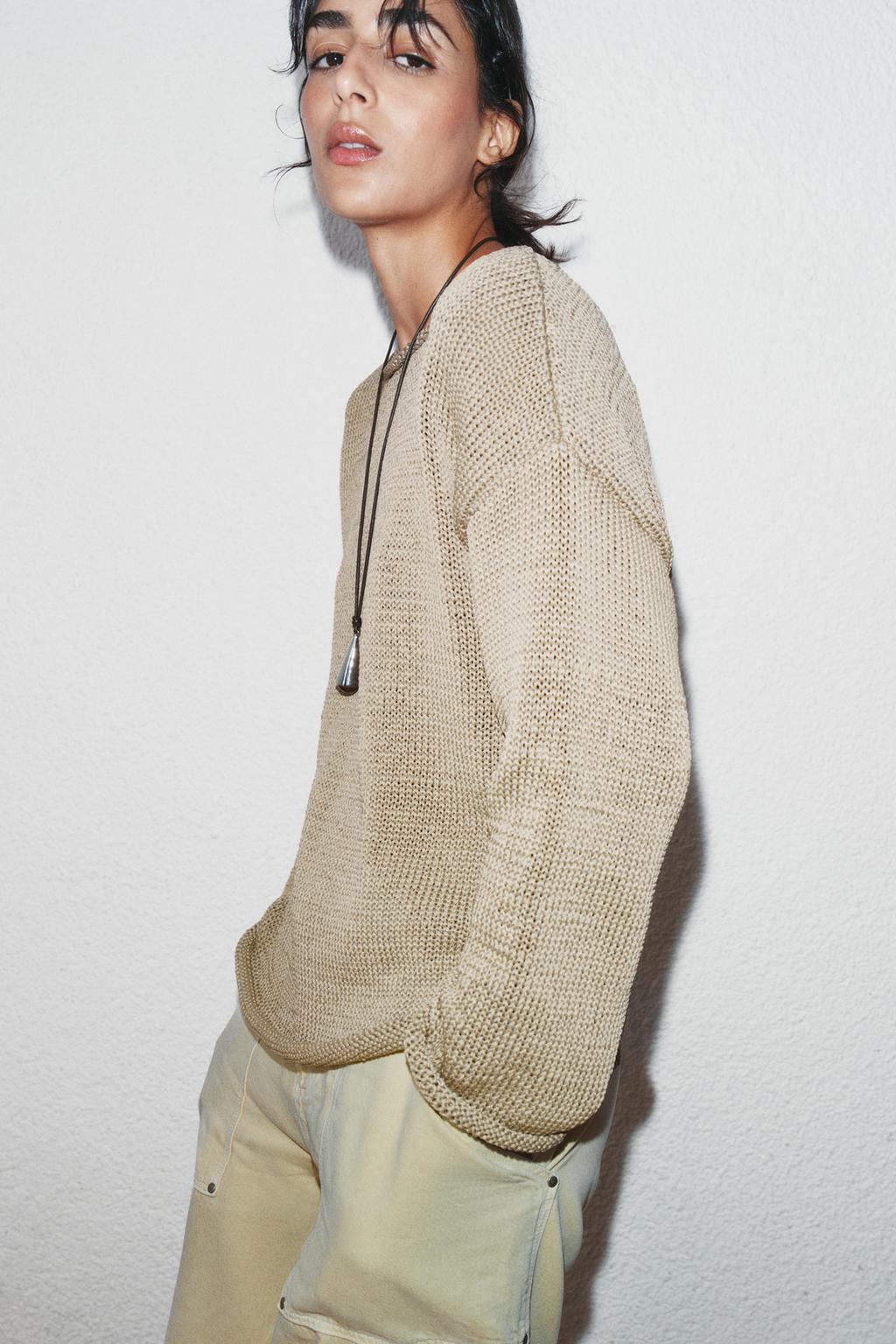 СВИТЕР С ВЫРЕЗОМ ЛОДОЧКОЙ