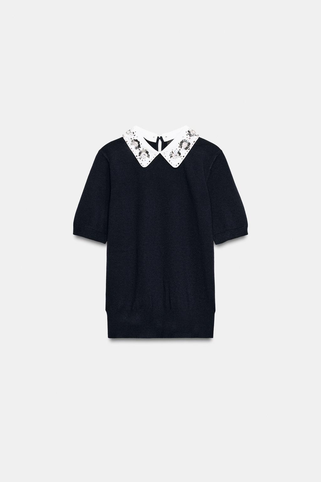 СВИТЕР СО СТРАЗАМИ И ПАЙЕТКАМИ