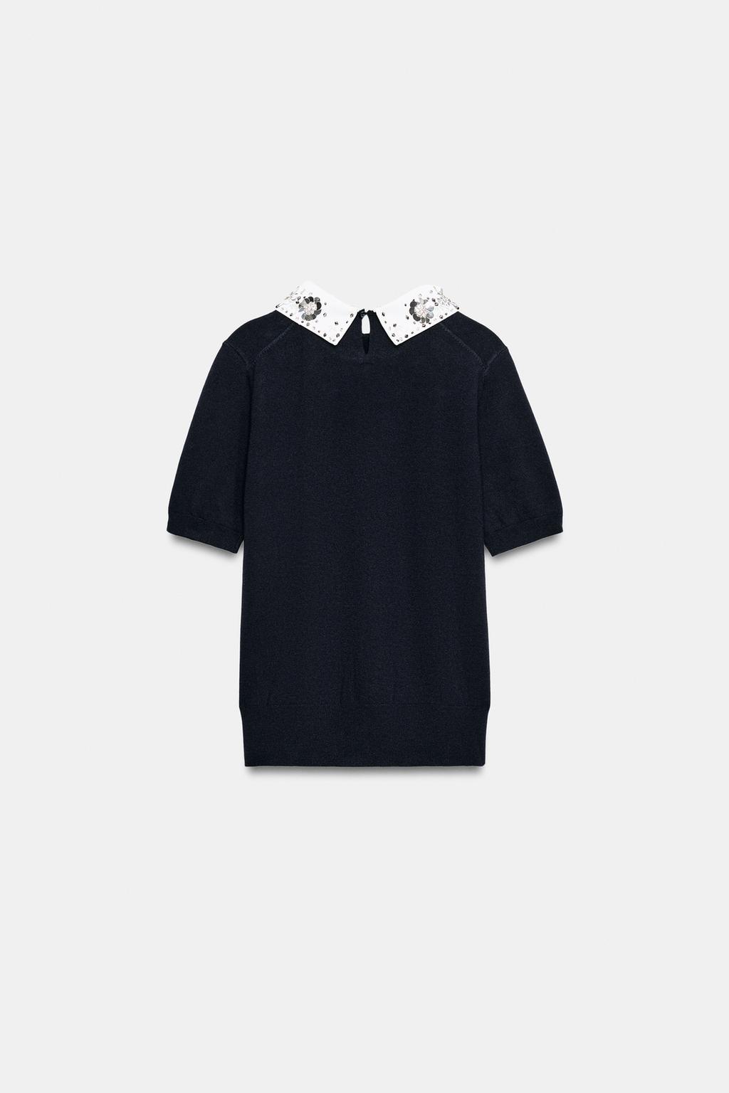 СВИТЕР СО СТРАЗАМИ И ПАЙЕТКАМИ