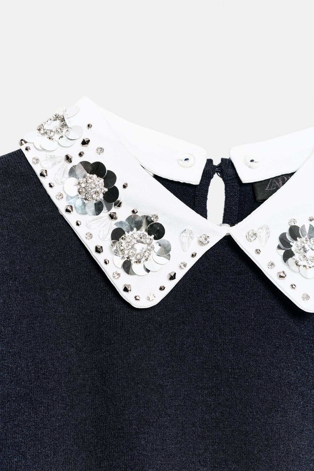 СВИТЕР СО СТРАЗАМИ И ПАЙЕТКАМИ