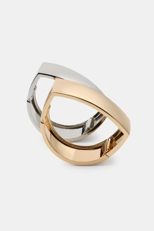 Набор из двух металлических браслетов- Заказать в России