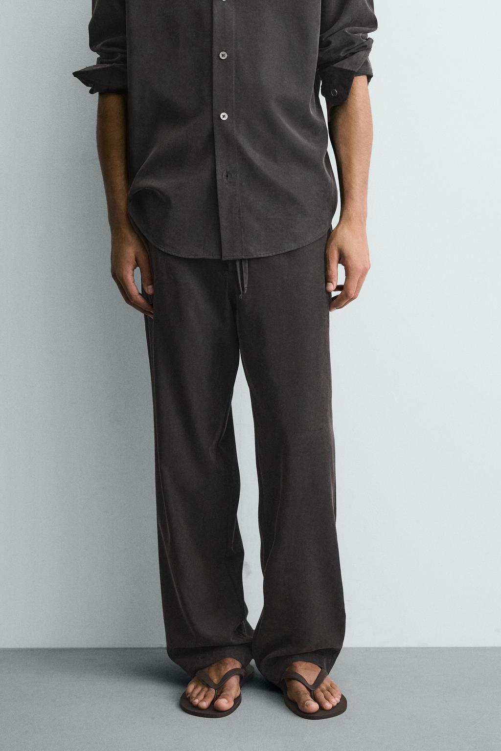 СТРУЯЩИЕСЯ БРЮКИ RELAXED FIT