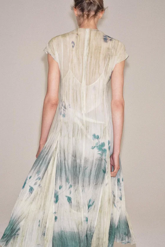ПЛАТЬЕ МИДИ С ПРИНТОМ — ZW