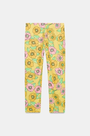 Брюки капри с цветочным принтом- Заказать в России
