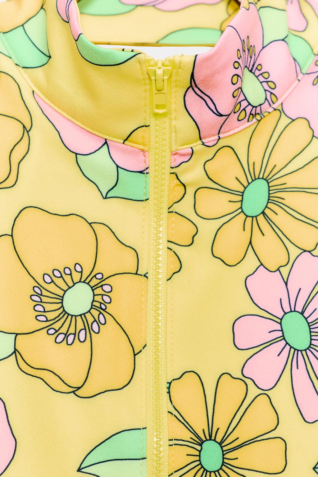 ТОП С ГОРЛОВИНОЙ ХАЛТЕР И ЦВЕТОЧНЫМ ПРИНТОМ