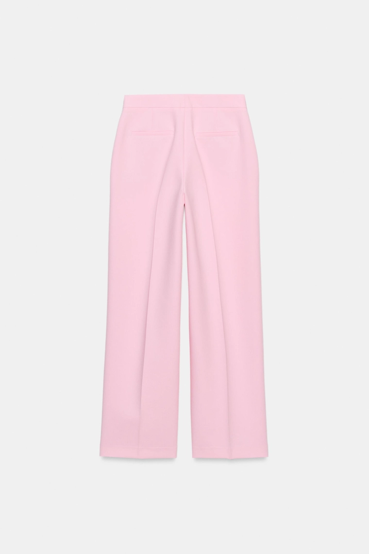 Брюки с низкой талией прямого кроя