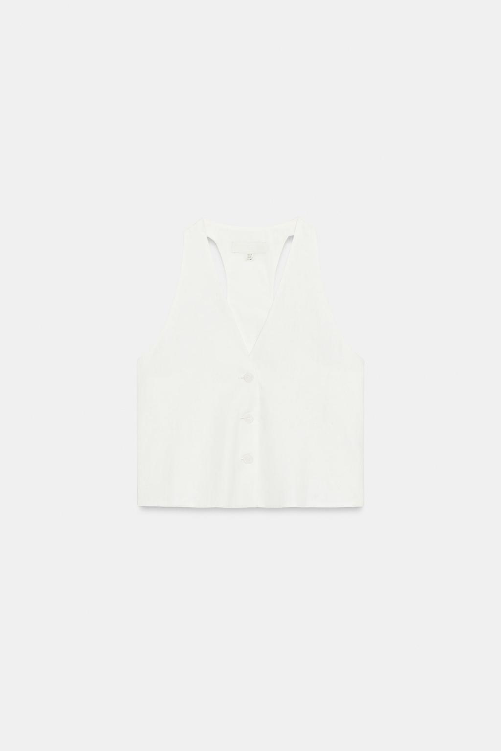 Жилет с пуговицами