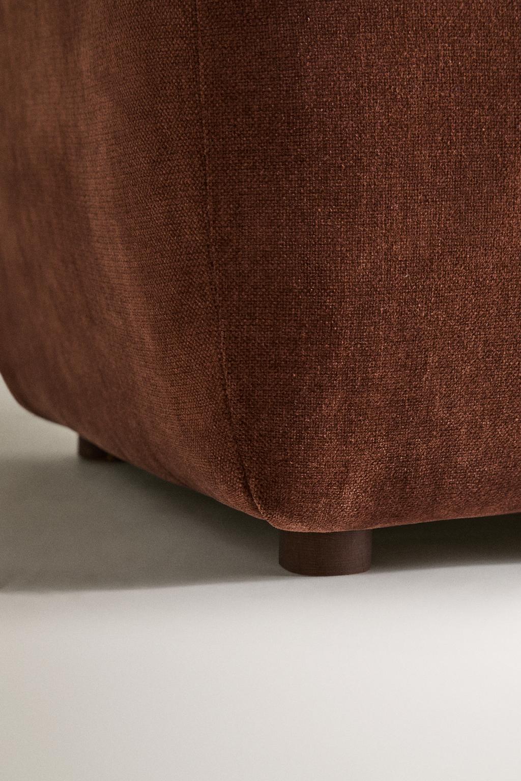 Бархатный подставной подножка