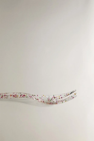 Детская вилка с блестками tritan™- Заказать в России