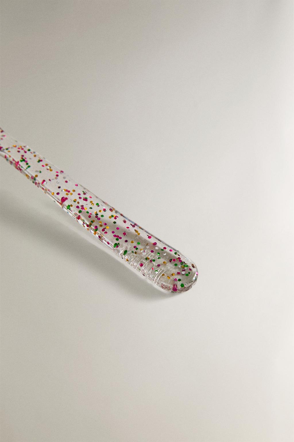 Детская вилка с блестками tritan™