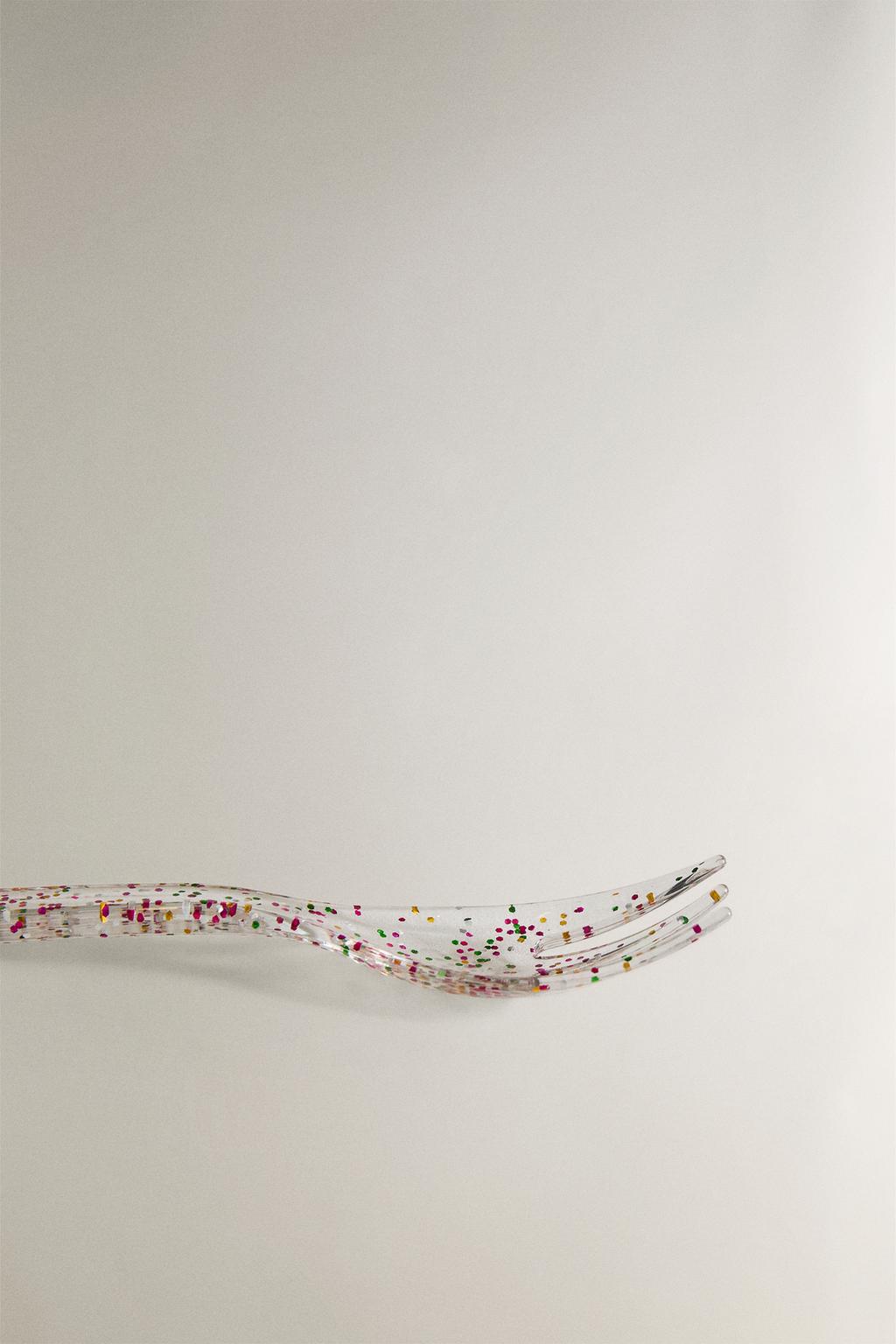 Детская вилка с блестками tritan™