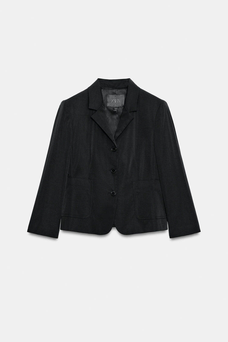 Пиджак с карманами из коллекции zara woman