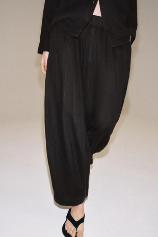 Брюки Barrel из льна — Zw Collection- Заказать в России