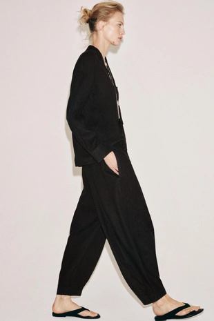 Брюки Barrel из льна — Zw Collection- Заказать в России