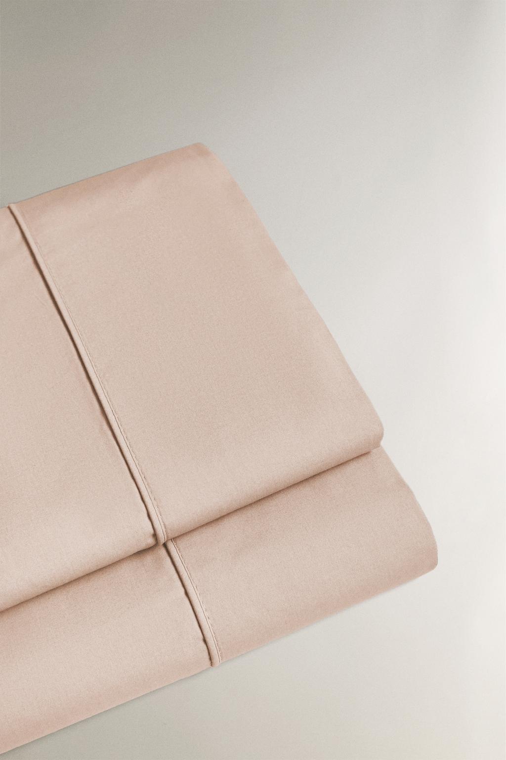 Простынь из перкаля (300 нитей), цвет розовый