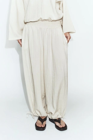 Брюки с эластичной талией