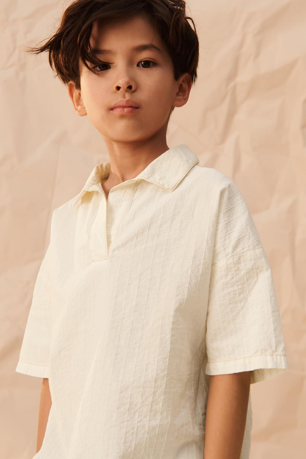 Рубашка с контрастной отстрочкой limited edition