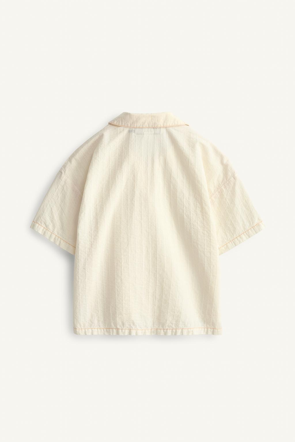 Рубашка с контрастной отстрочкой limited edition