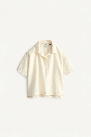 Рубашка с контрастной отстрочкой limited edition- Заказать в России