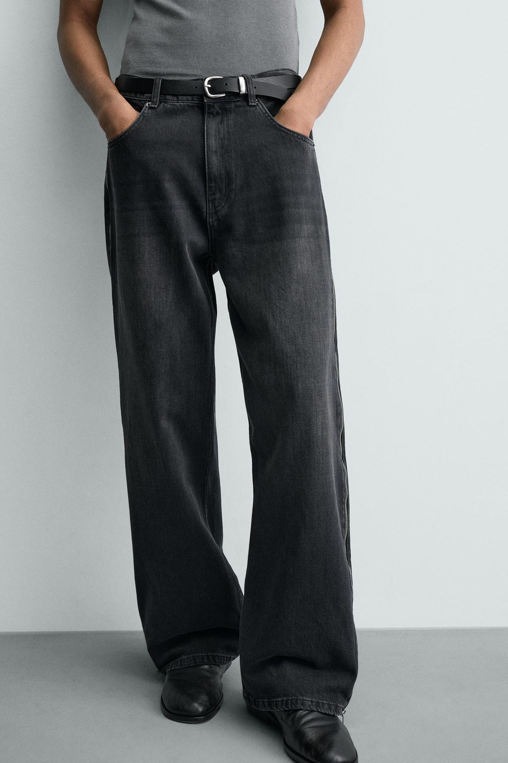 ДЖИНСЫ FLARED С МОЛНИЯМИ