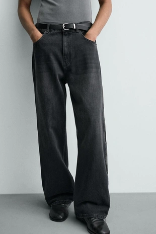 Джинсы Flared с молниями- Заказать в России