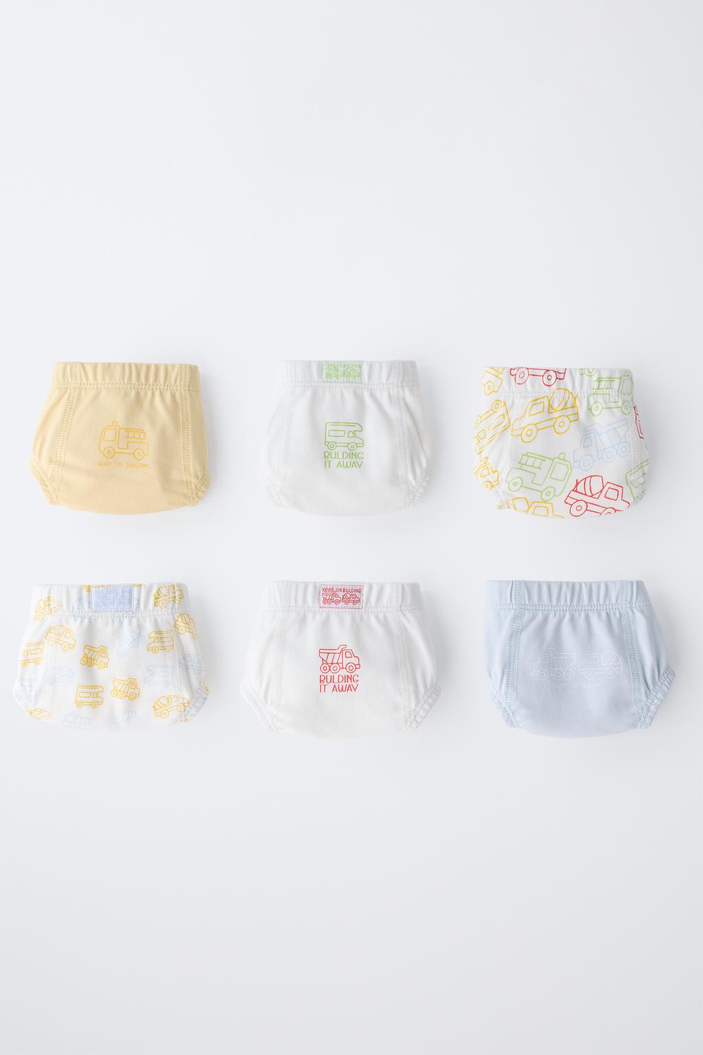 1,5-6 ЛЕТ/ НАБОР ИЗ ШЕСТИ ТРУСОВ «ТРАНСПОРТ»