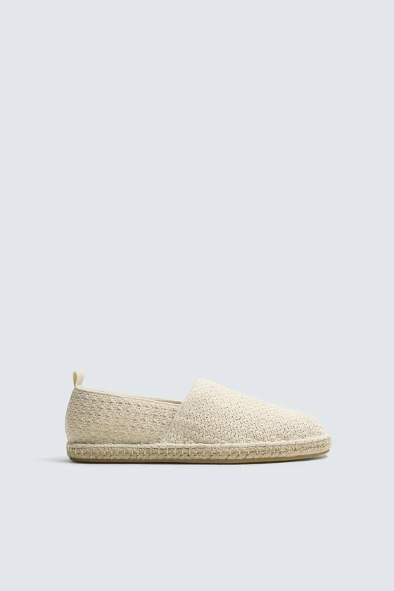 ЭСПАДРИЛЬИ ИЗ ВЯЗАНОГО ПОЛОТНА