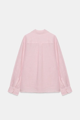 Рубашка из льна с карманом — Zw Collection- Заказать в России