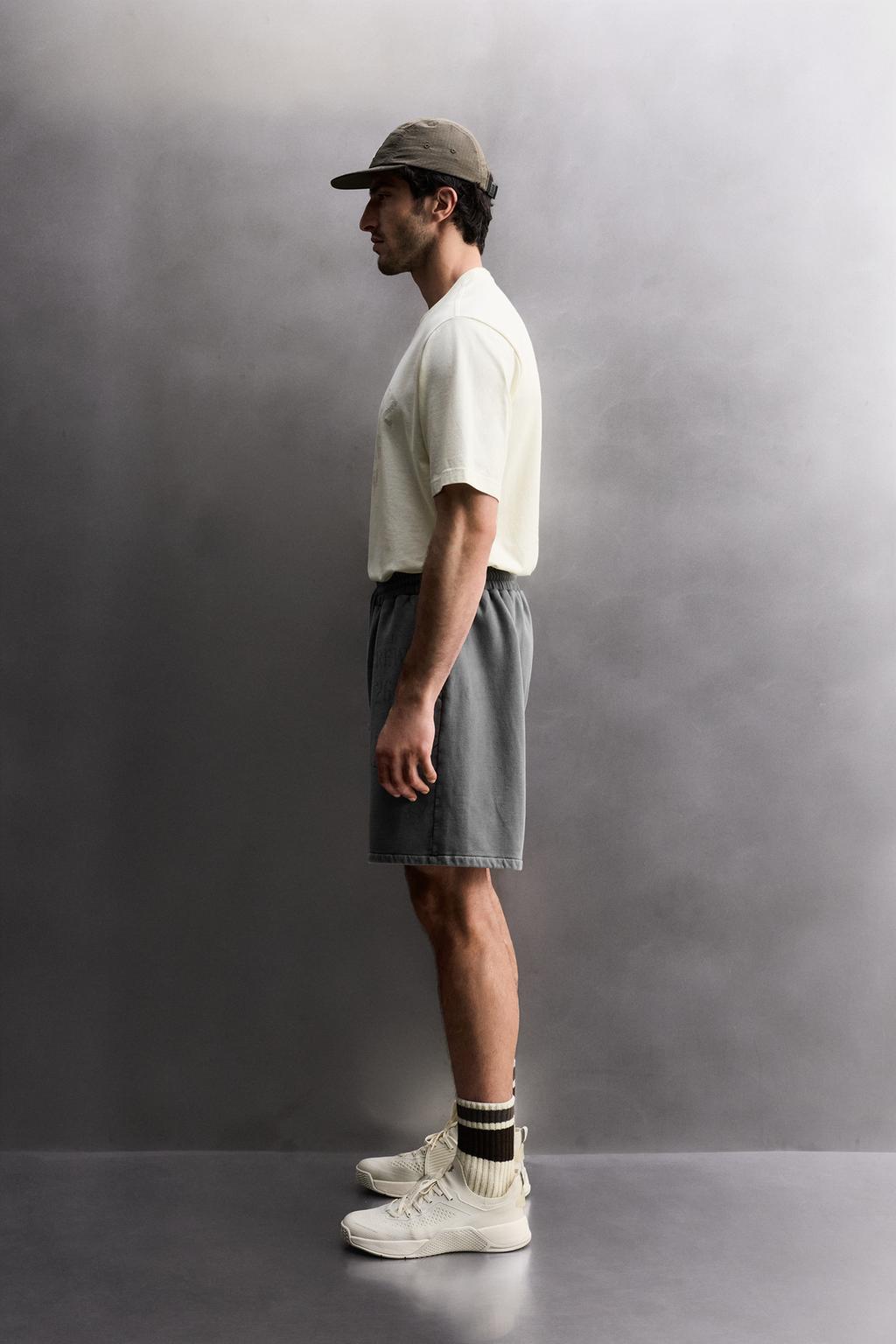 ДЖОГГЕРЫ-ШОРТЫ С ЭФФЕКТОМ ПОТЕРТОСТИ TRAINING