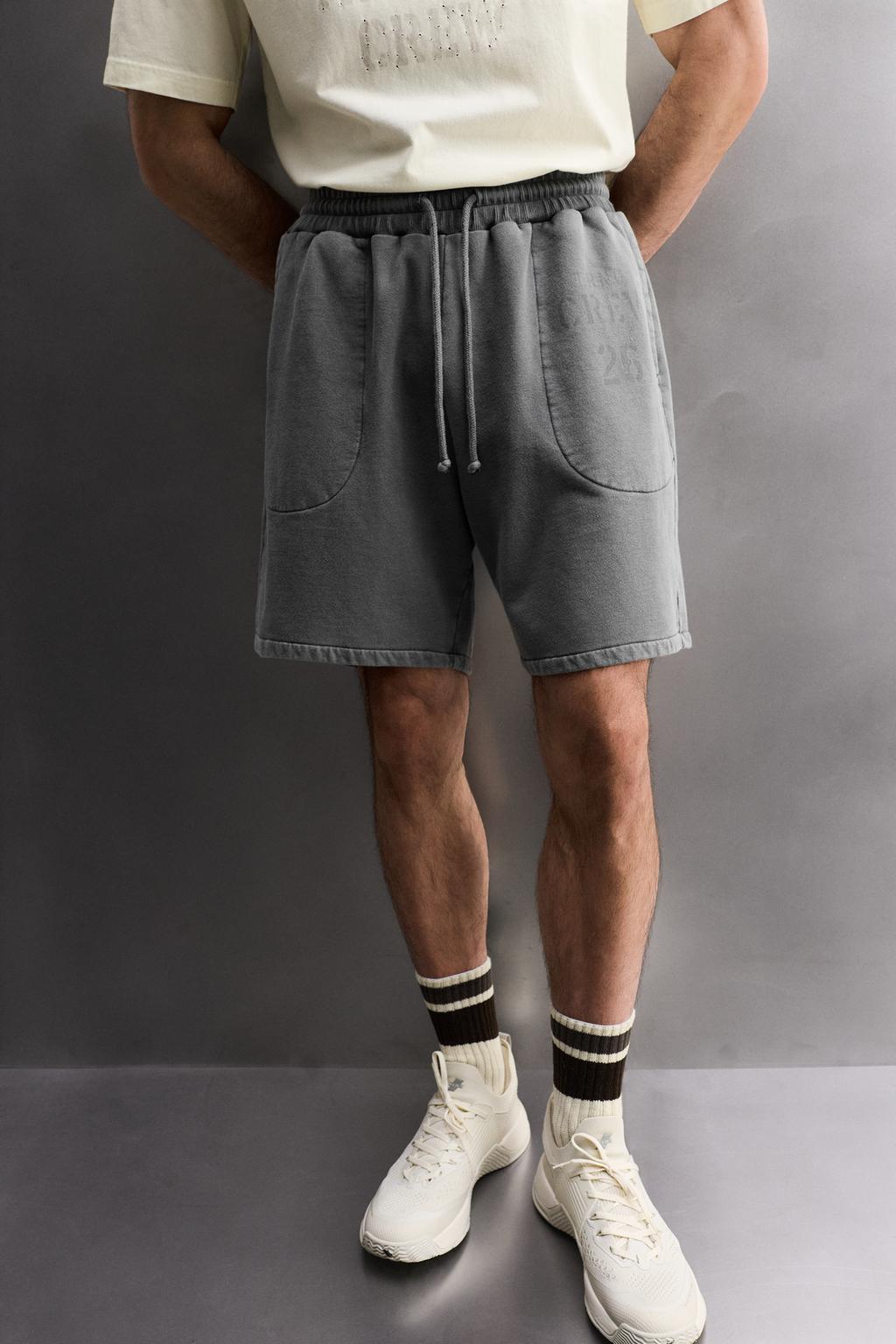 ДЖОГГЕРЫ-ШОРТЫ С ЭФФЕКТОМ ПОТЕРТОСТИ TRAINING