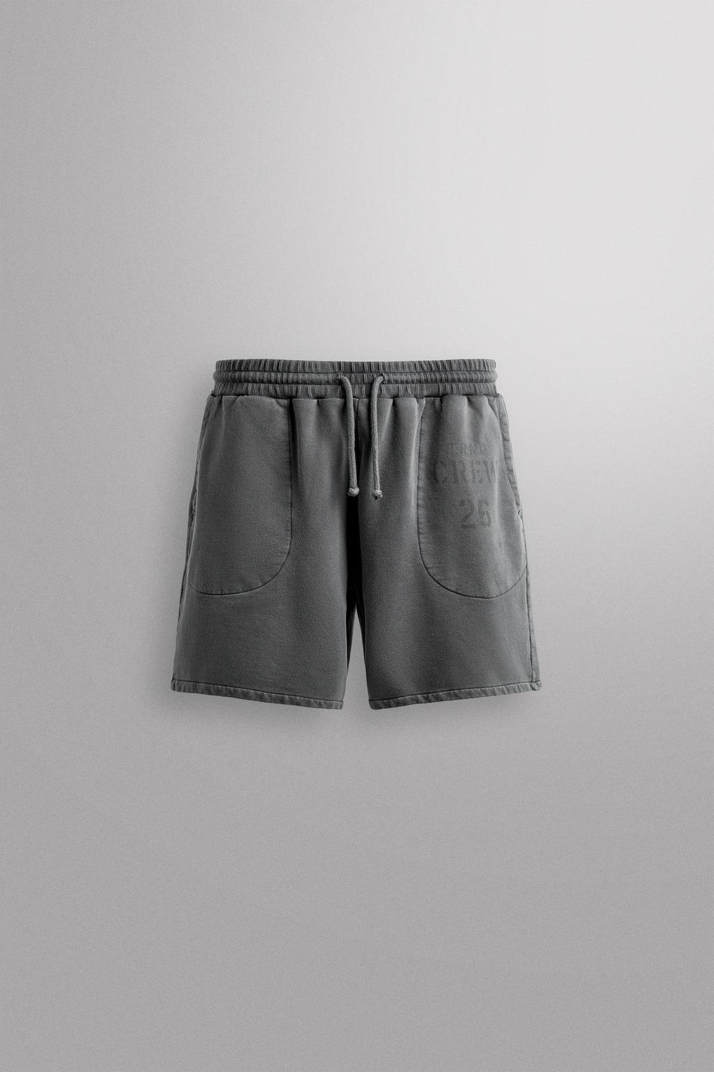 ДЖОГГЕРЫ-ШОРТЫ С ЭФФЕКТОМ ПОТЕРТОСТИ TRAINING