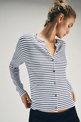 striped | 8851/010/104 - Zara Кардиган в полоску