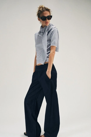 striped | 8851/009/104 - Zara Джерси в полоску с коротким рукавом