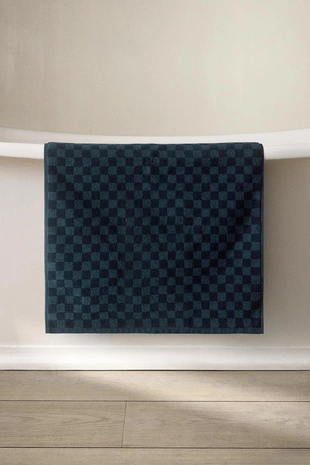 Коврик для ванны в клетку- Заказать в России