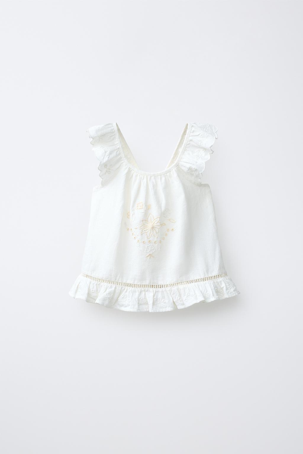 ТОП В РОМАНТИЧЕСКОМ СТИЛЕ С ВЫШИВКОЙ