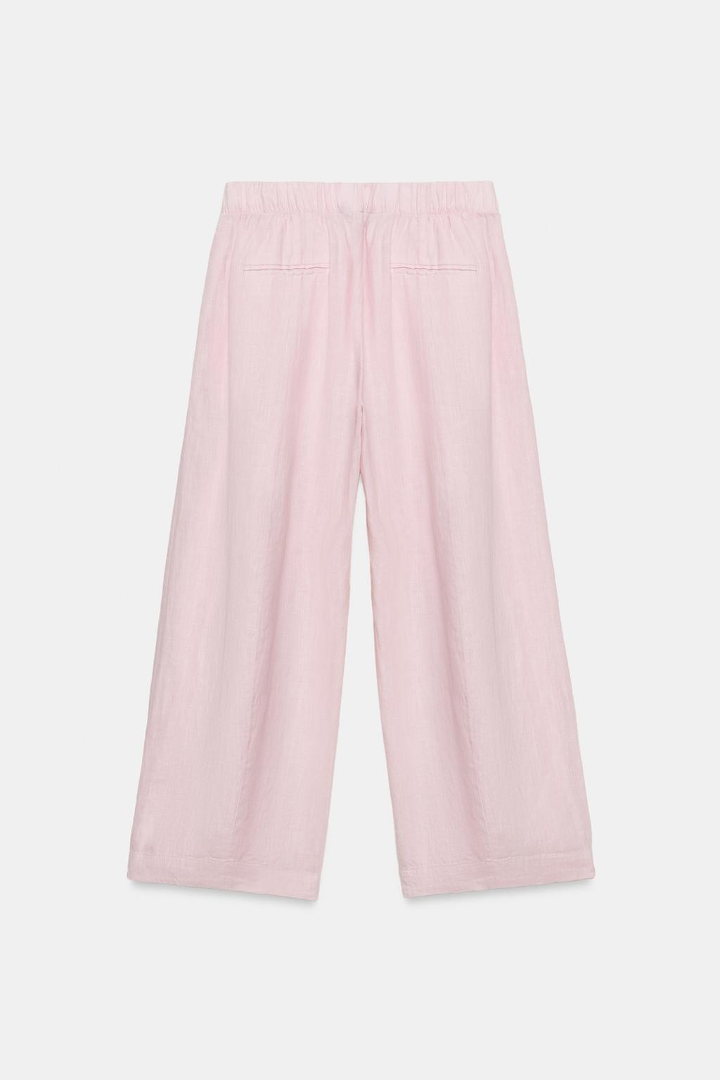 БРЮКИ BARREL ИЗ ЛЬНА — ZW COLLECTION