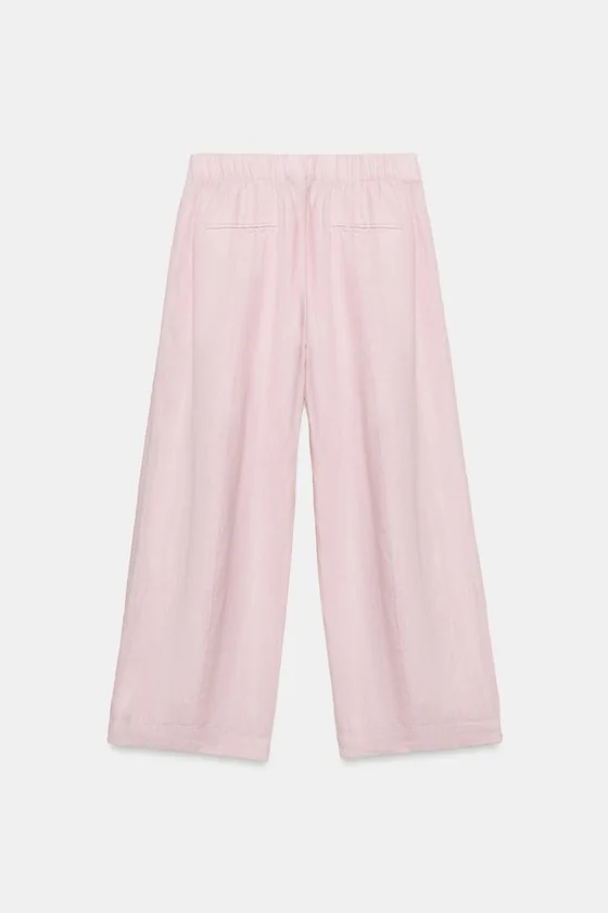 БРЮКИ  ИЗ ЛЬНА — коллекция Zara «ZW»