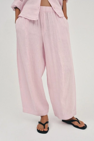 Брюки Barrel из льна — Zw Collection- Заказать в России